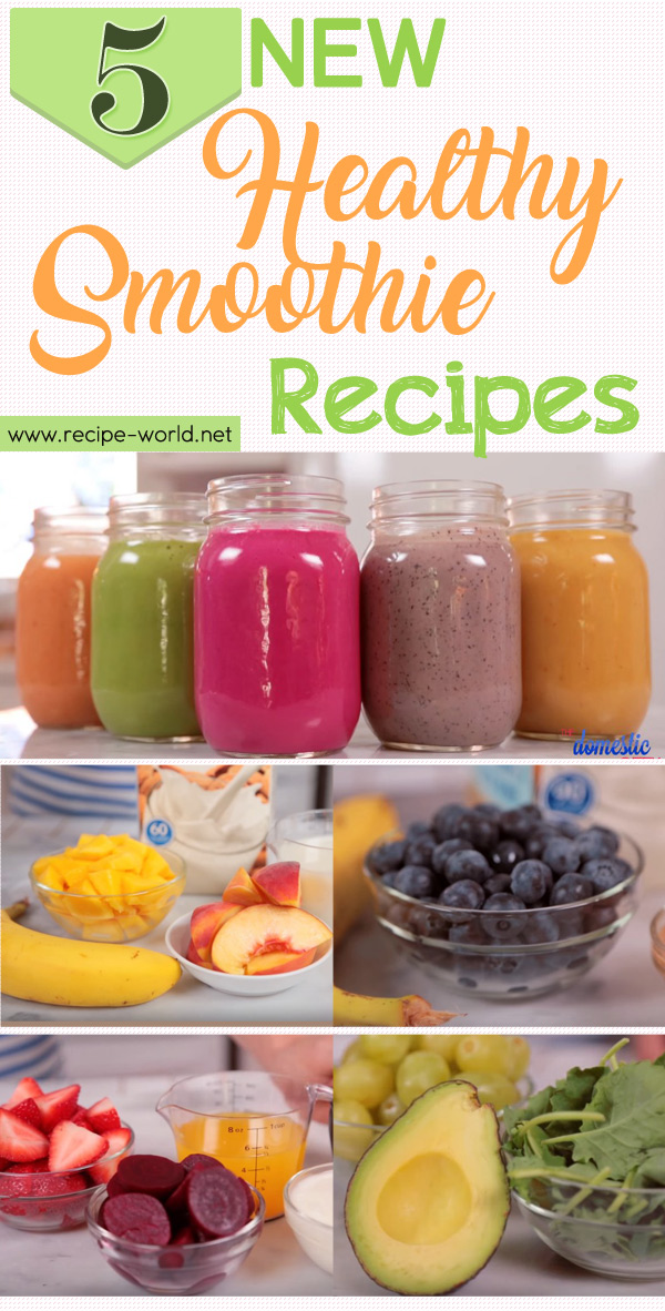 5 NEW Healthy Smoothie Recipes
