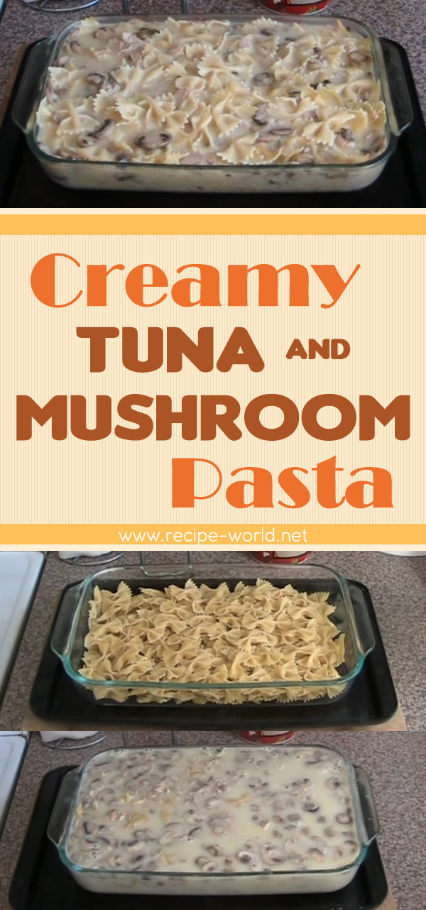 Creamy Tuna And Mushroom Pasta