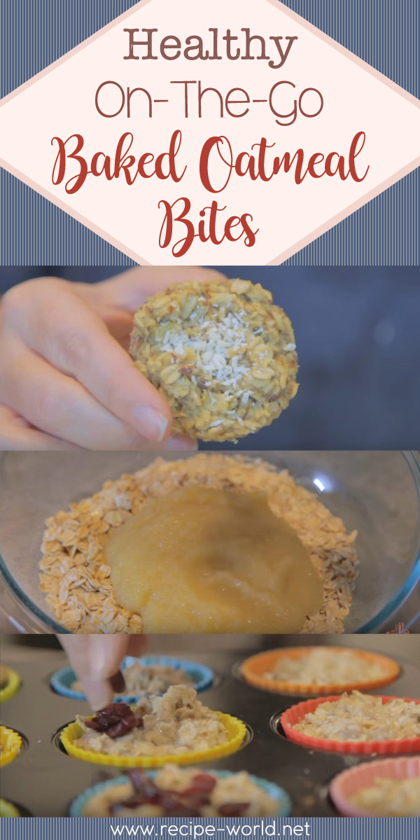 Healthy On-The-Go Baked Oatmeal Bites