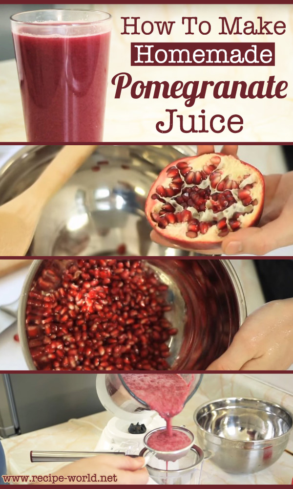 How To Make Homemade Pomegranate Juice-Drinks Made Easy