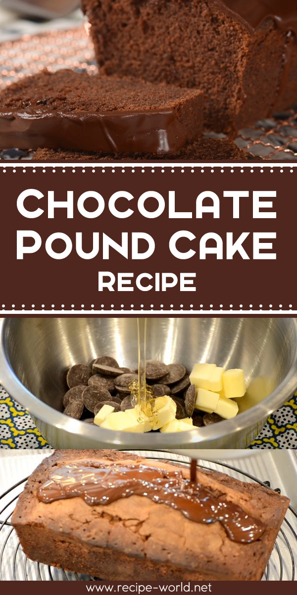 Chocolate Pound Cake Recipe Demonstration