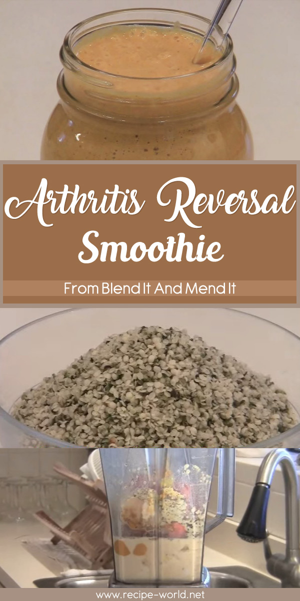 Arthritis Reversal Smoothie from Blend It And Mend It