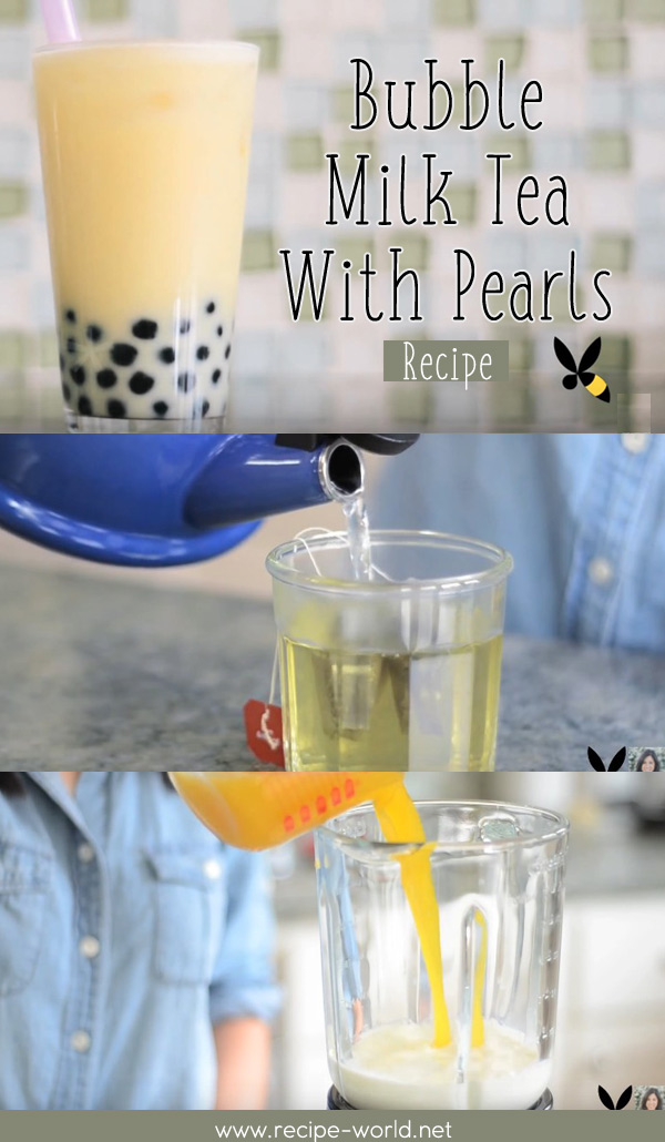 Bubble Milk Tea With Pearls Recipe