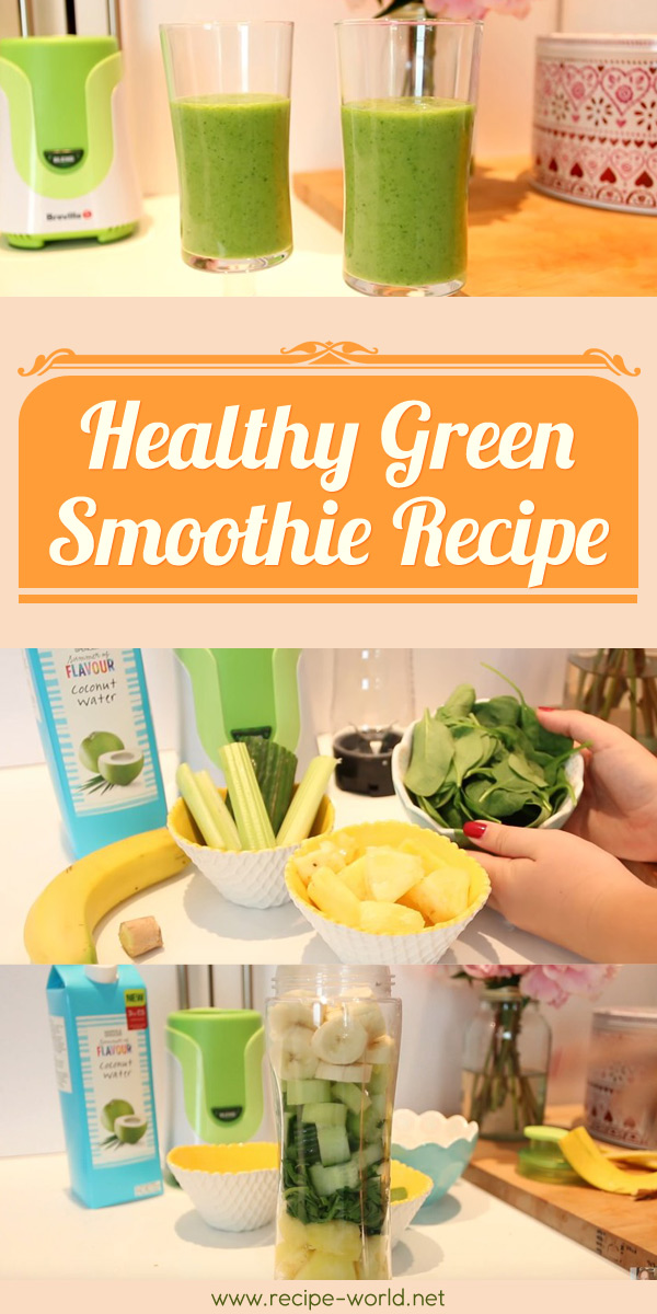 Healthy Green Smoothie Recipe! | Tanya Burr
