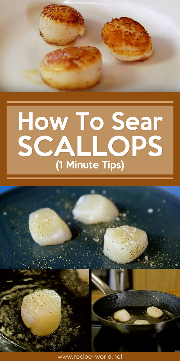 How To Sear Scallops - 1 Minute Tips