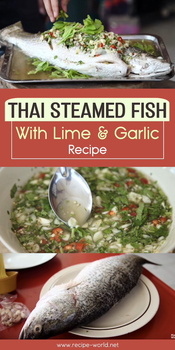 Thai Steamed Fish With Lime And Garlic Recipe