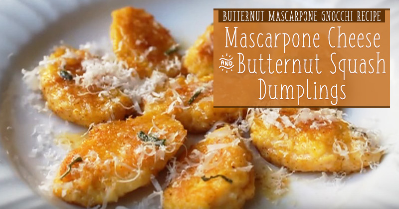 Recipe World Butternut Mascarpone Gnocchi Recipe - Mascarpone Cheese ...