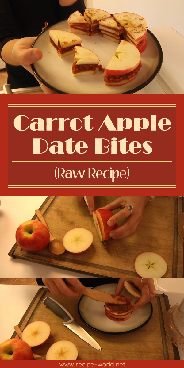 Carrot Apple Date Bites (Raw Recipe)
