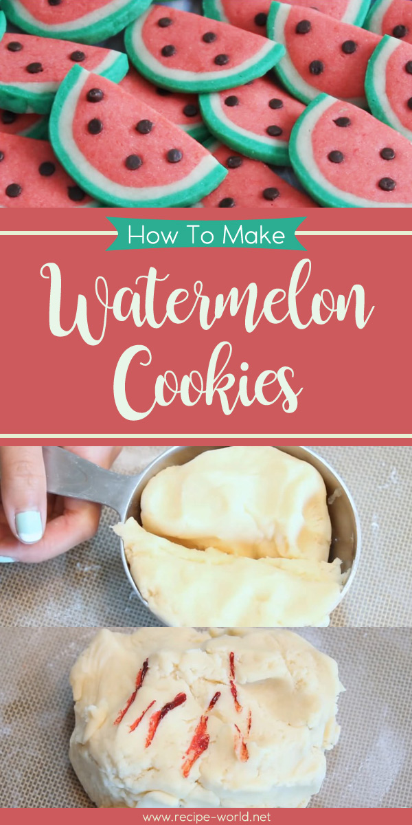 How To Make Watermelon Cookies!