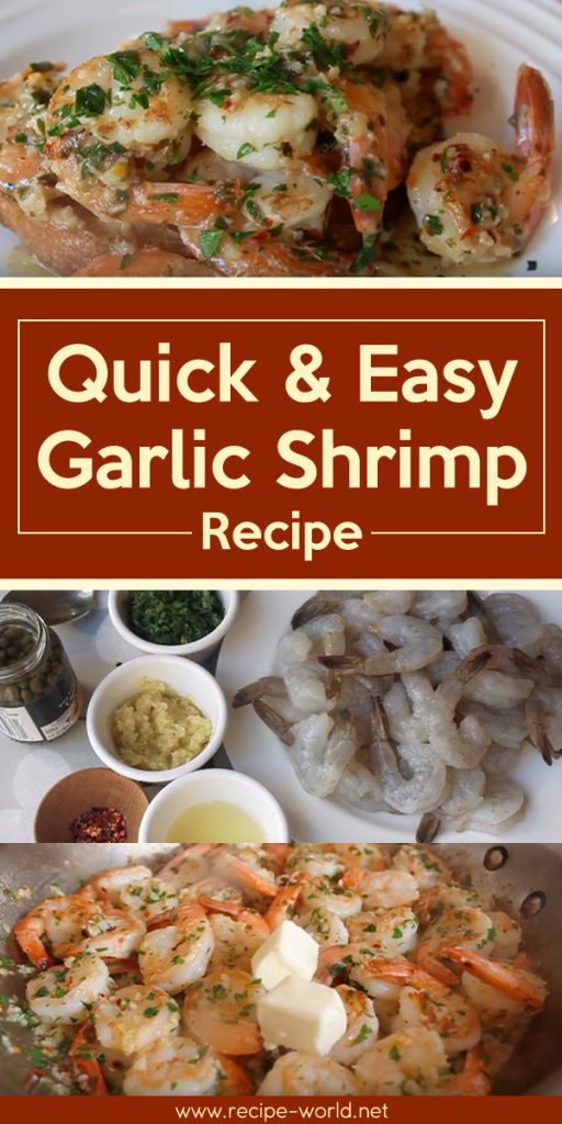 Recipe World Quick & Easy Garlic Shrimp - Recipe World
