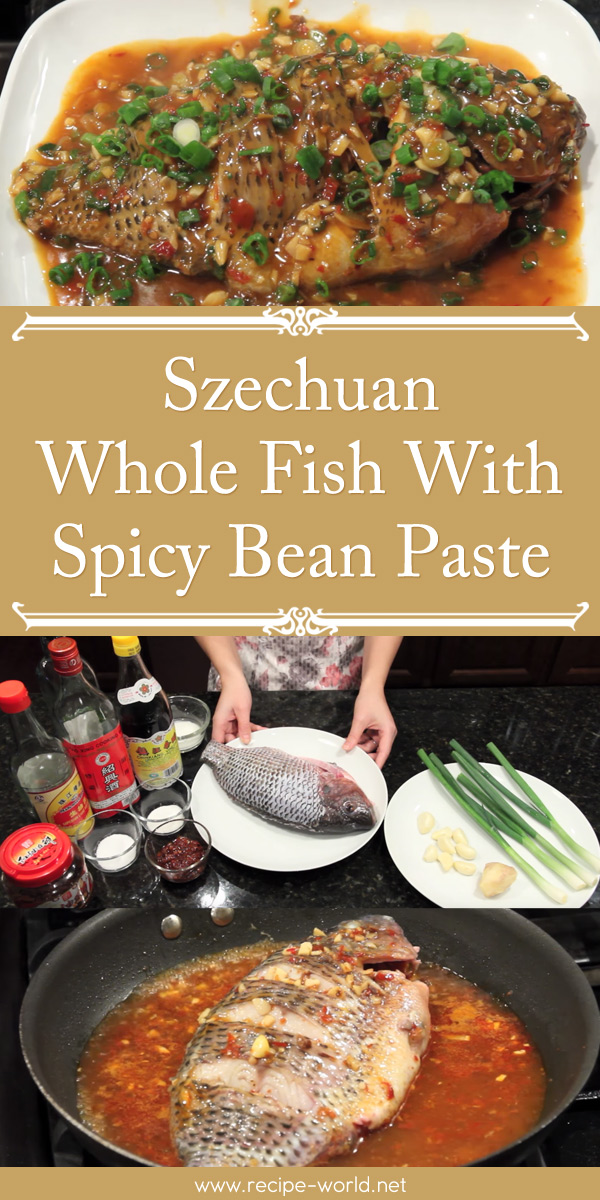 Szechuan Whole Fish With Spicy Bean Paste