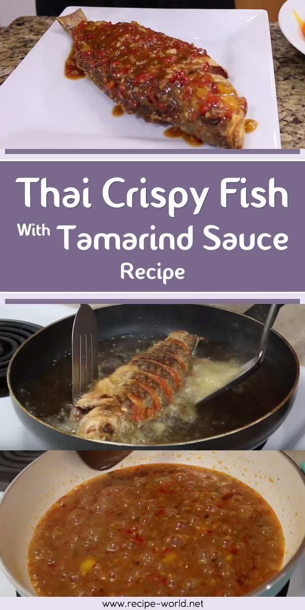 Thai Crispy Fish With Tamarind Sauce