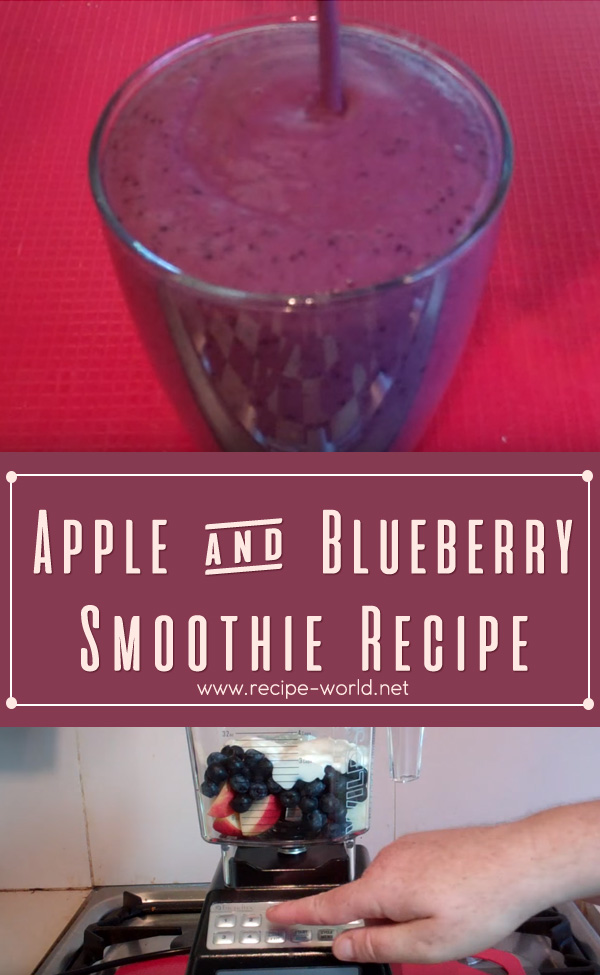 Apple & Blueberry Smoothie