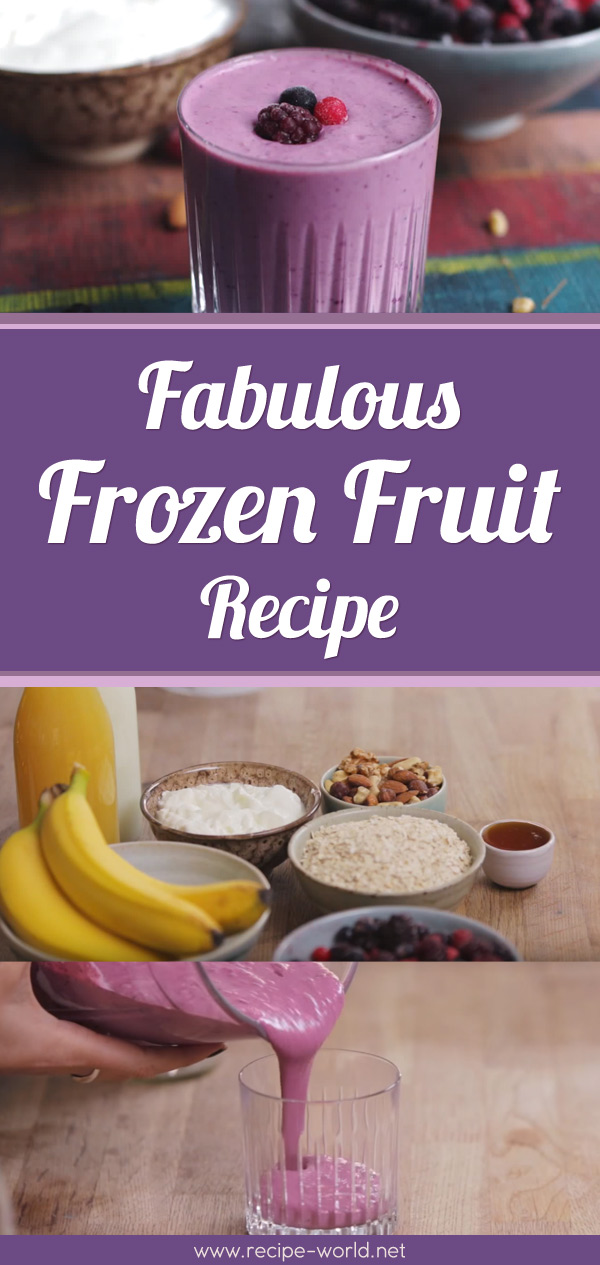 Fabulous Frozen Fruit Smoothie