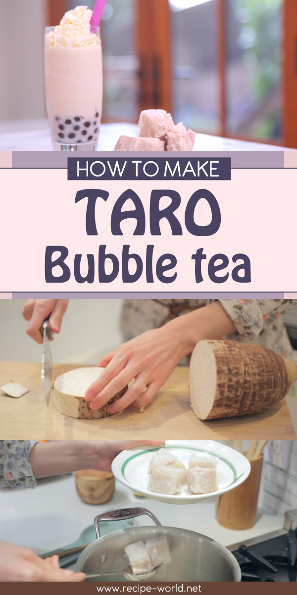 How To Make Taro Bubble Tea Smoothie Recipe