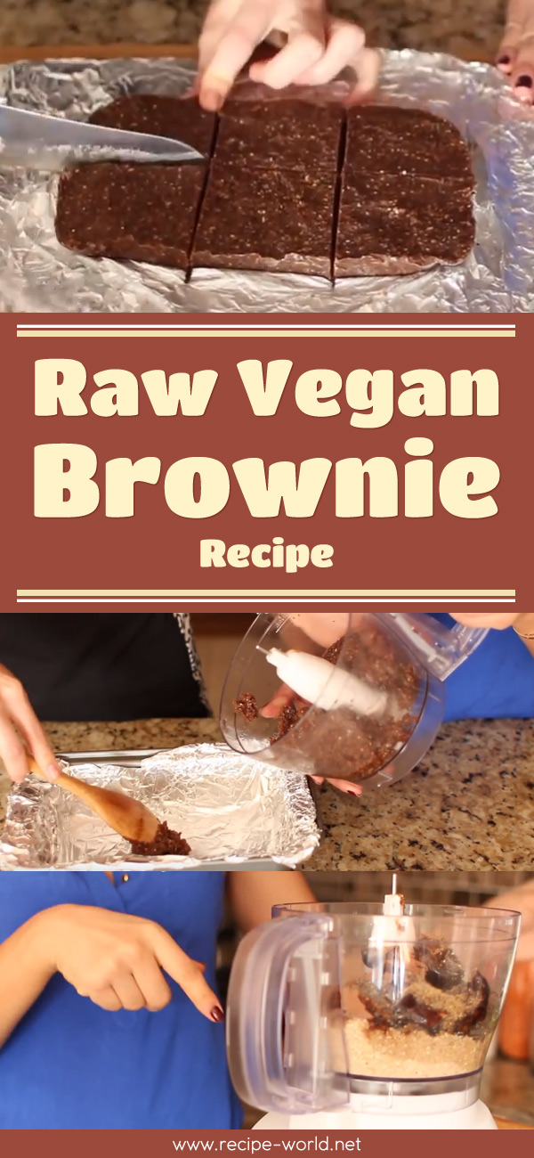 Raw Vegan Brownie Recipe