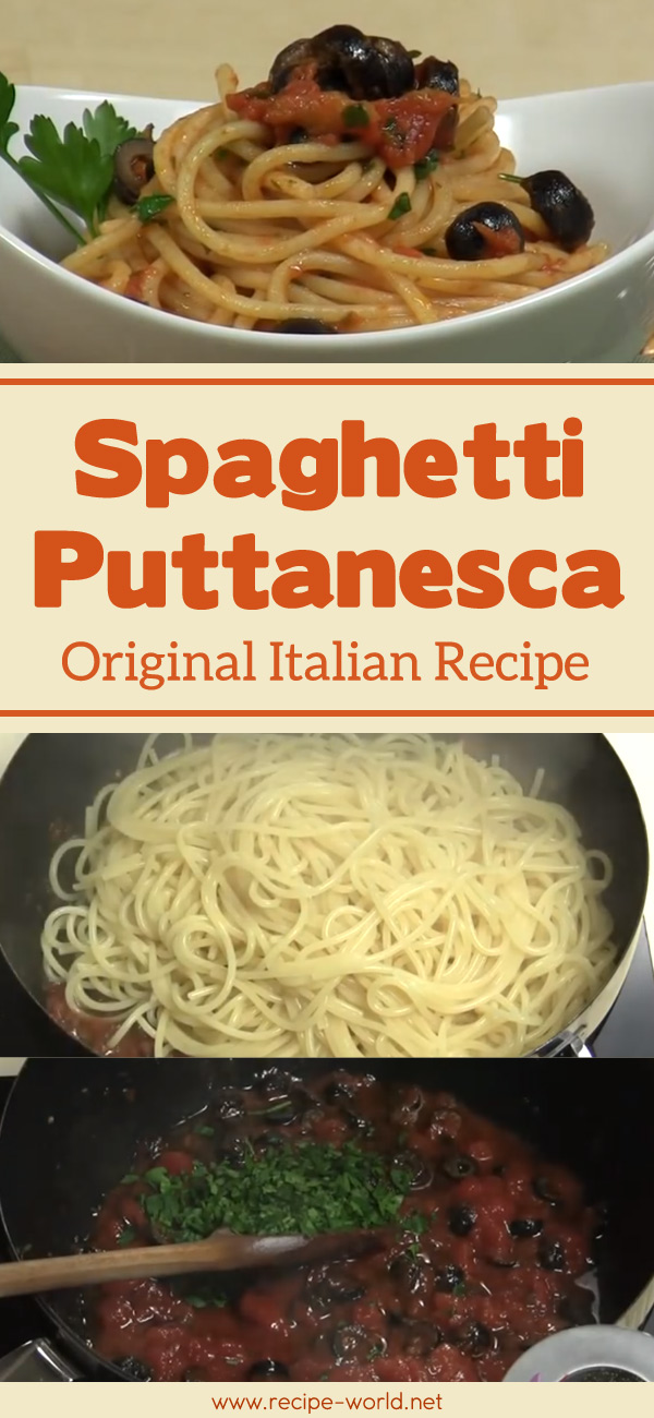 Spaghetti Puttanesca - Original Italian Recipe