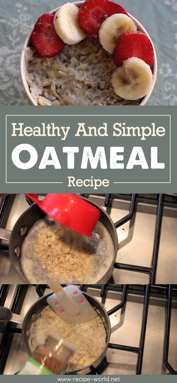 Healthy And Simple Oatmeal
