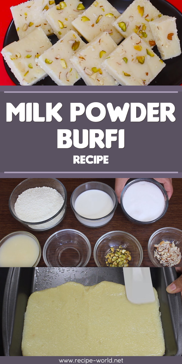 Milk Powder Burfi Recipe