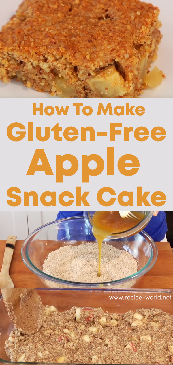 Gluten-Free Apple Snack Cake