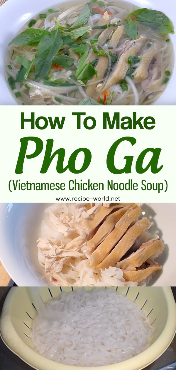 How To Make Pho Ga (Vietnamese Chicken Noodle Soup)