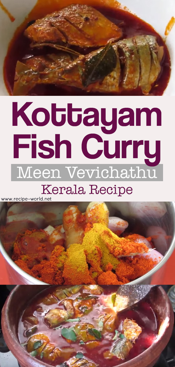 Kottayam Fish Curry - Meen Vevichathu - Fish Curry With Kudampuli - Kerala Recipe