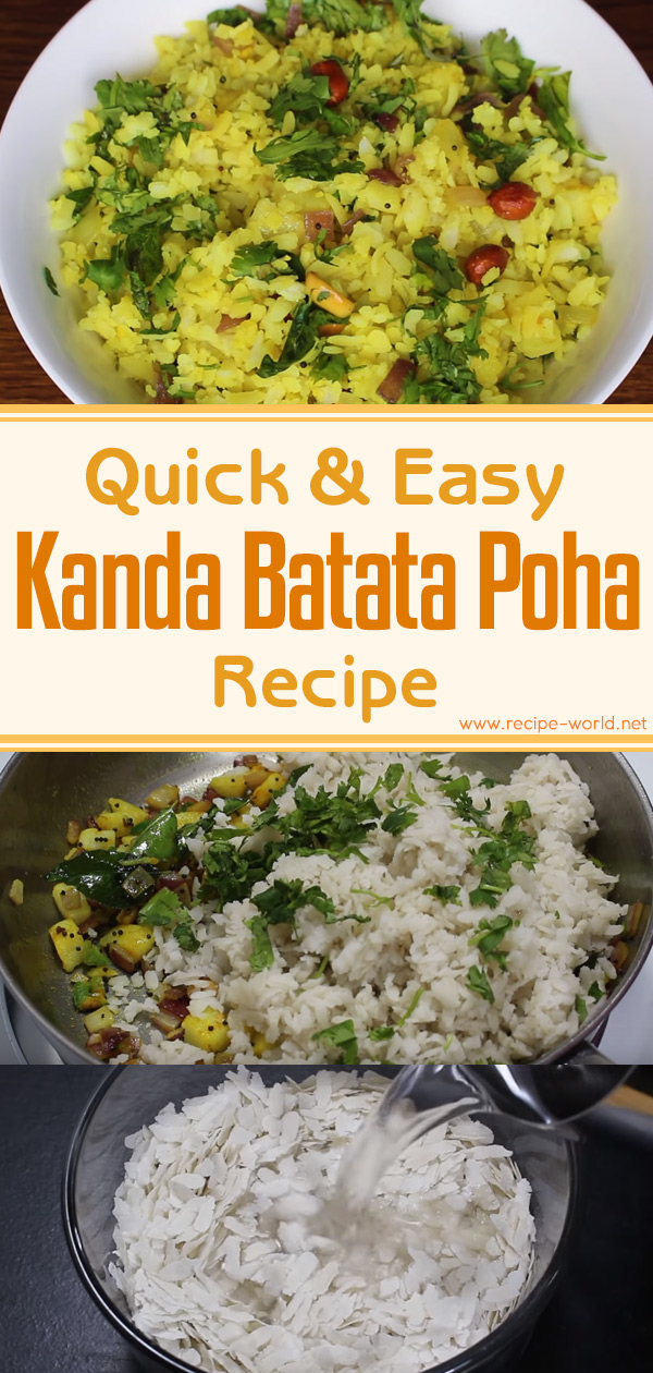 Quick And Easy Kanda Batata Poha Recipe