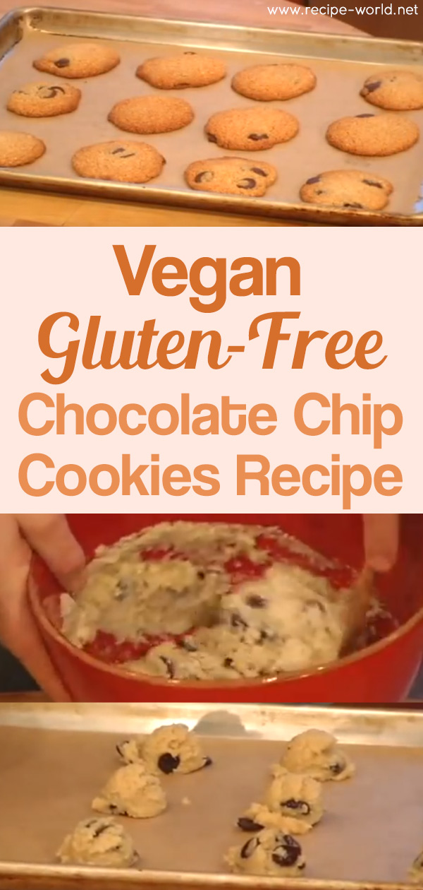Vegan Gluten Free Chocolate Chip Cookies