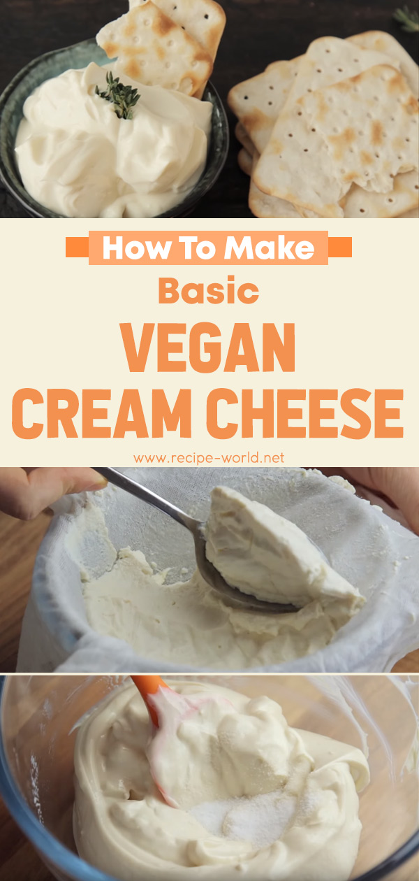 Basic Vegan Cream Cheese