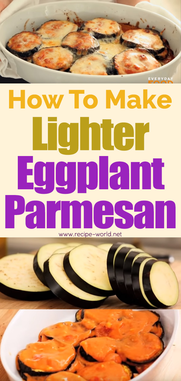 Lighter Eggplant Parmesan