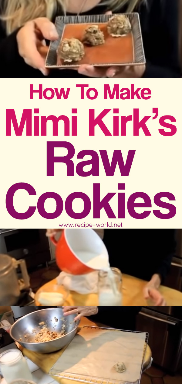 Mimi Kirk's Raw Cookies