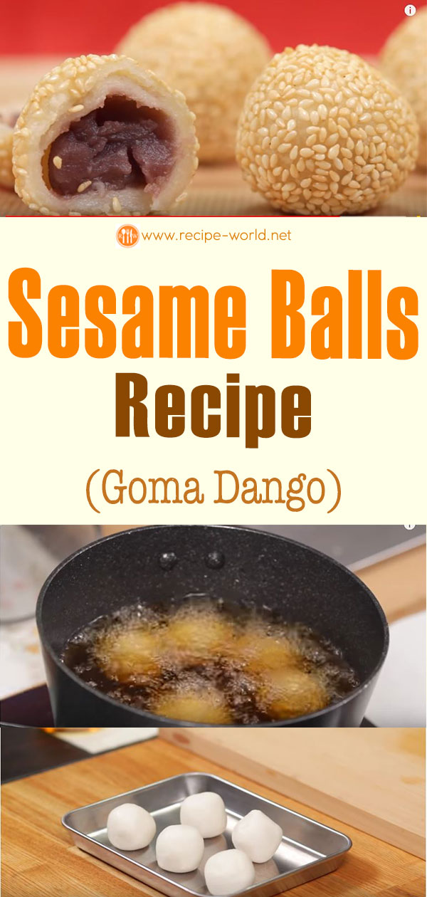 Sesame Balls Recipe (Goma Dango)