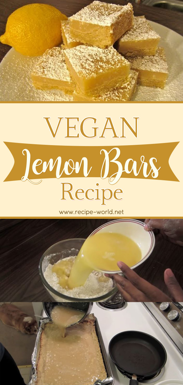 Vegan Lemon Bars Recipe