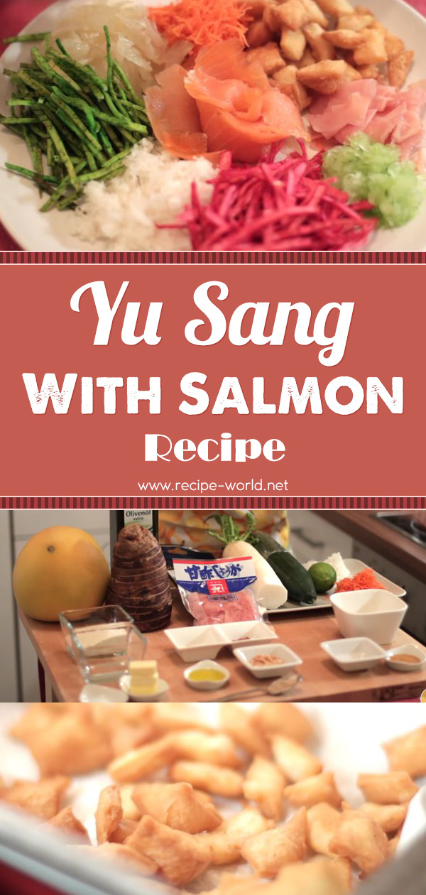 Yu Sang With Salmon Recipe