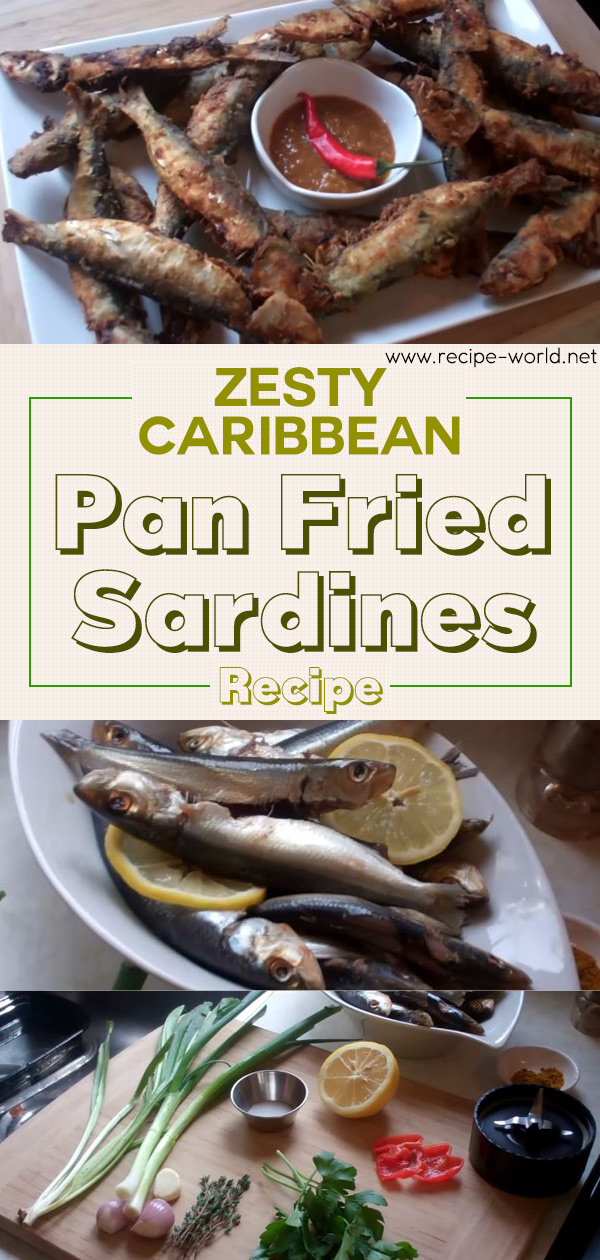 Zesty Caribbean Pan Fried Sardines Recipe