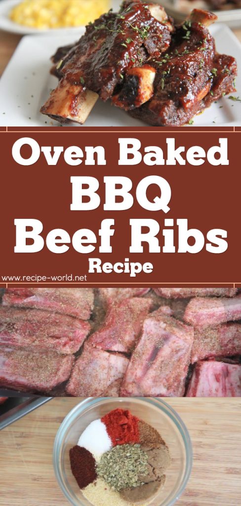 Recipe World Oven-Baked BBQ Beef Ribs Recipe - Recipe World