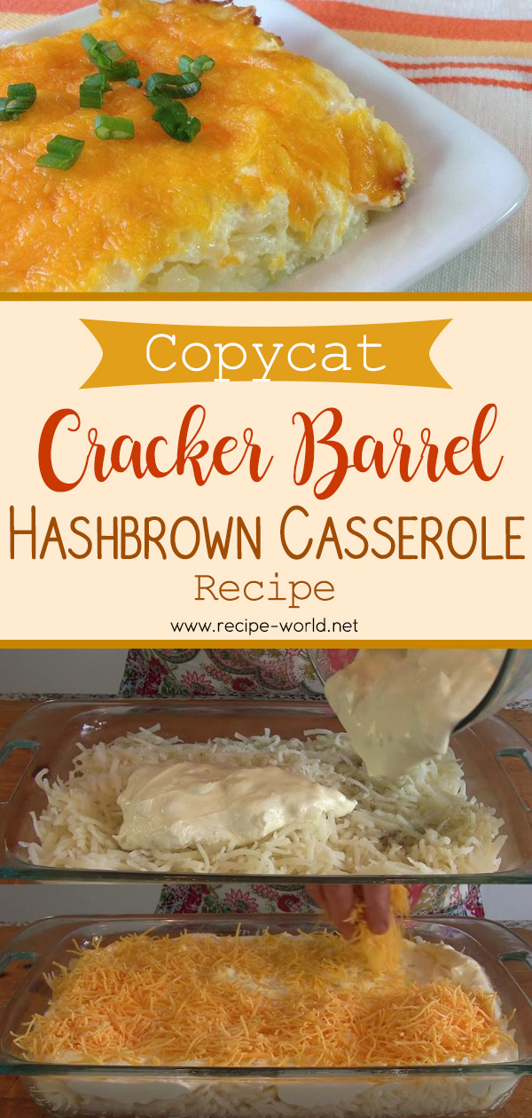 Copycat Cracker Barrel Hashbrown Casserole