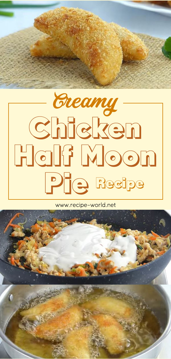 Creamy Chicken Half Moon Pie Recipe