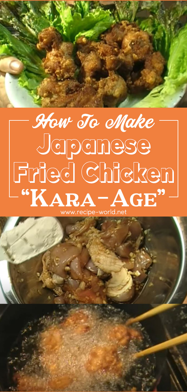 How To Make Japanese Fried Chicken ''Kara-age''