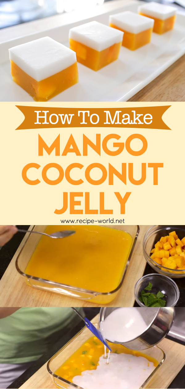 Mango Coconut Jelly