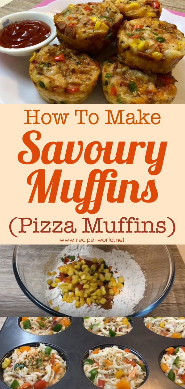 Savoury Muffins - Pizza Muffins