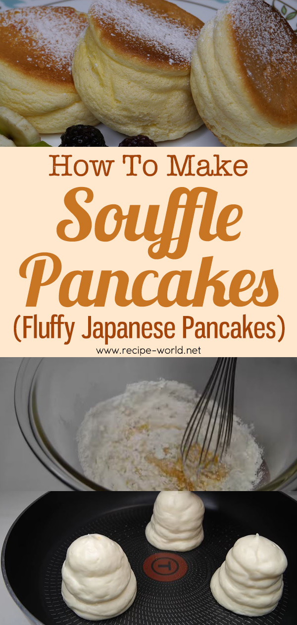 Souffle Pancakes - Fluffy Japanese Pancakes