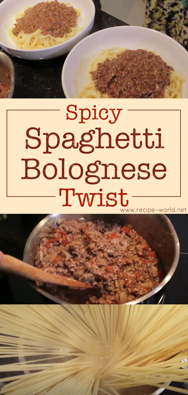 Spicy Spaghetti Bolognese Twist