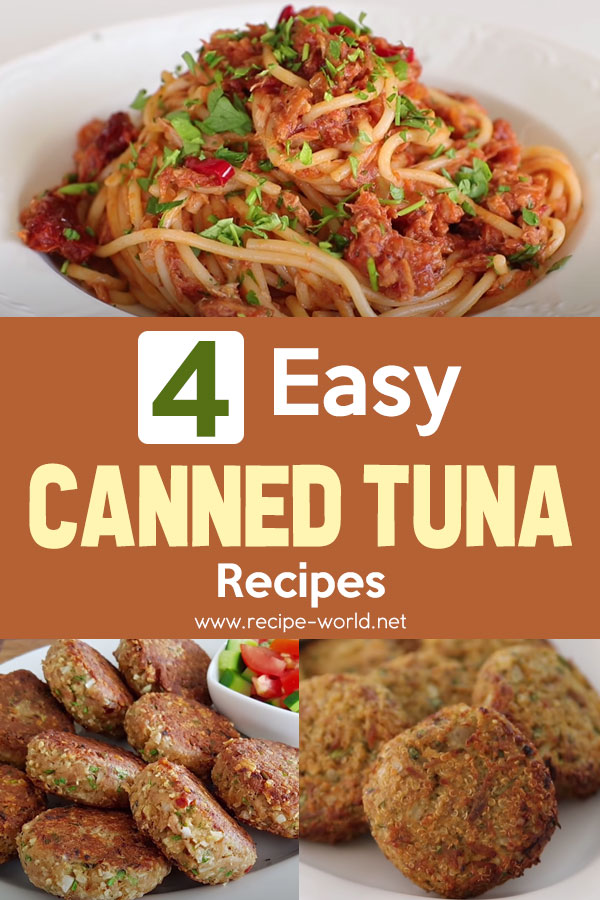 4 Easy Canned Tuna Recipes