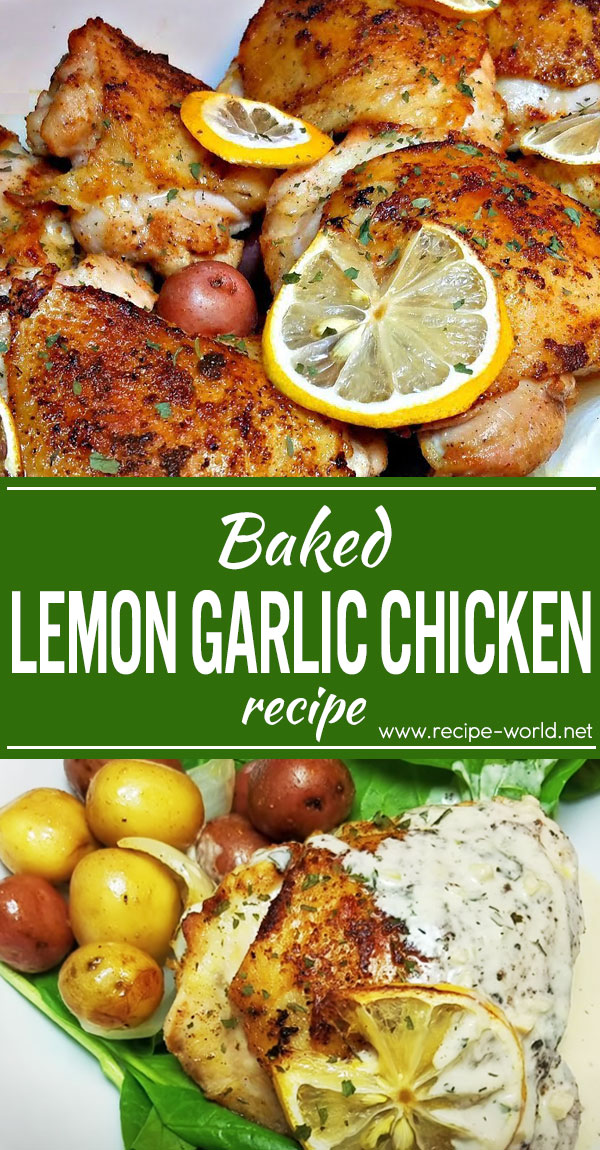 Baked Lemon Garlic Chicken Recipe