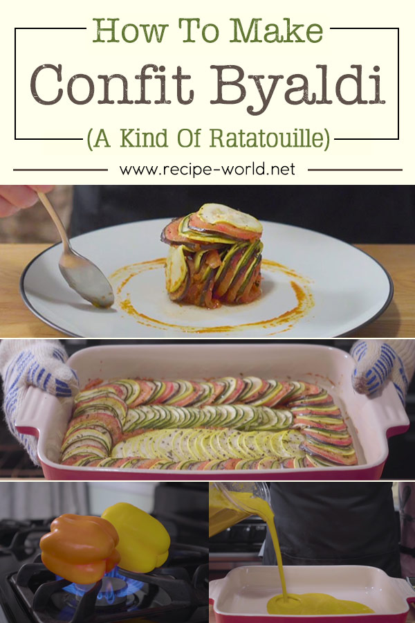 Confit Byaldi (Ratatouille) Recipe