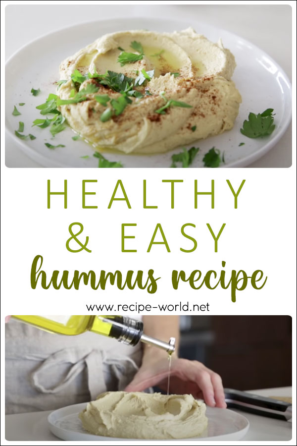 Healthy & Easy Hummus Recipe