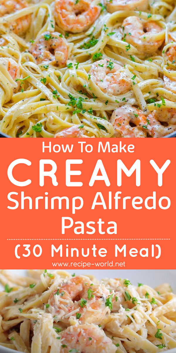 How To Make Creamy Shrimp Alfredo Pasta