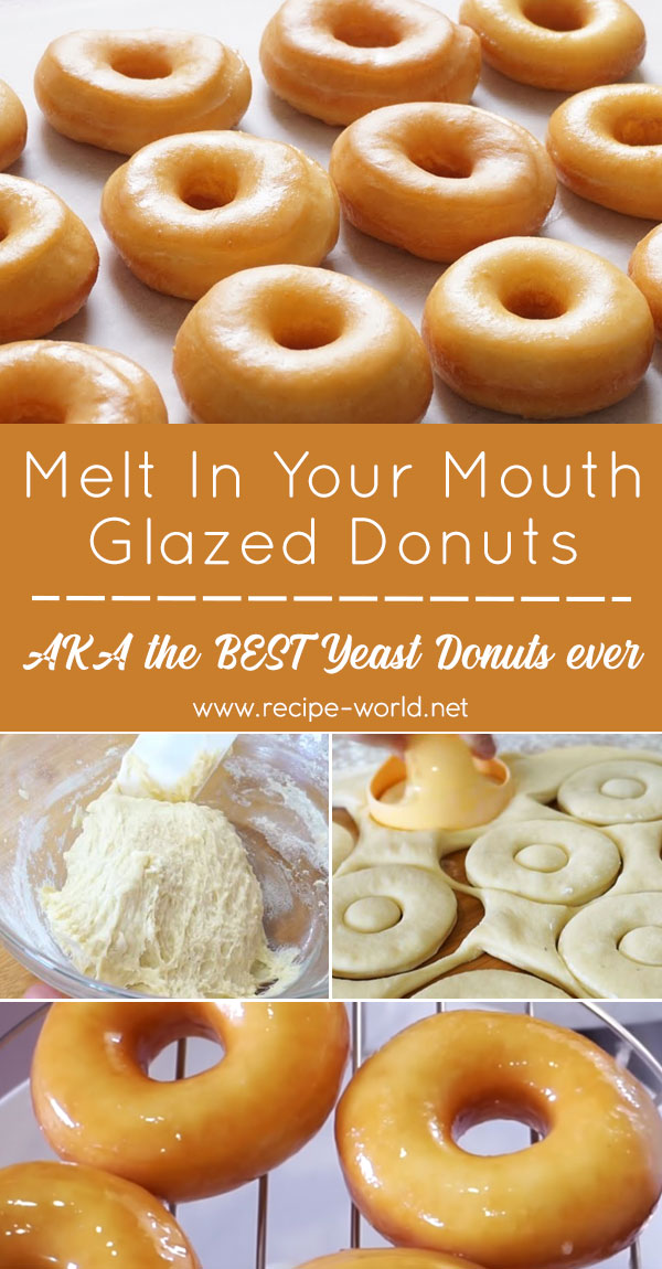 Melt In Your Mouth Glazed Donuts Recipe (How To Make The BEST Yeast Donuts!)
