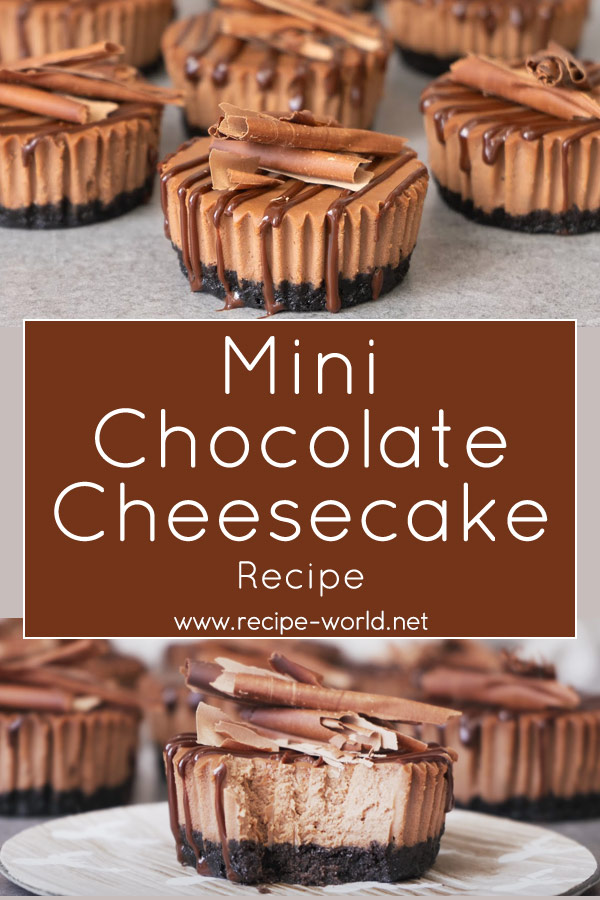 Mini Chocolate Cheesecakes Recipe